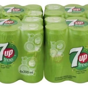 7Up Sugar Free Can 24 X 300Ml