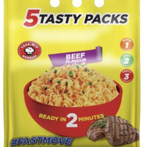 Casa Mia Noodles Beef 5 X 70Gr