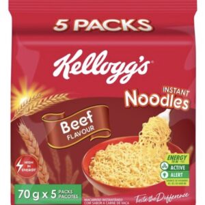 Kelloggs Noodles - Beef 5 X 70Gr