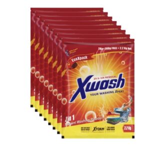 X Washing Powder 8X2Kg + 200G Free