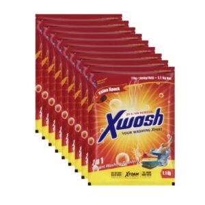 X Washing Powder 9X1Kg + 100G Free
